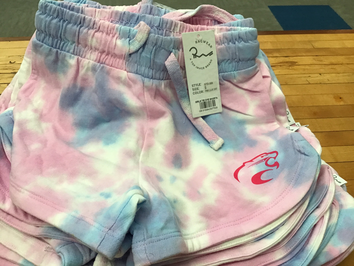 Girls Tie Dye shorts pink lilac