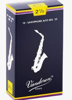 Vandoren Alto Sax 2.5 Box 10