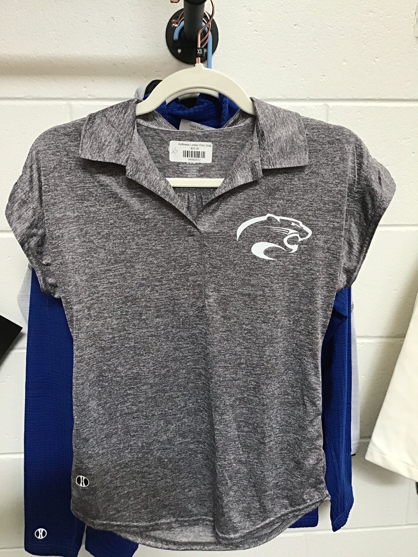 Holloway Ladies Polo Gray