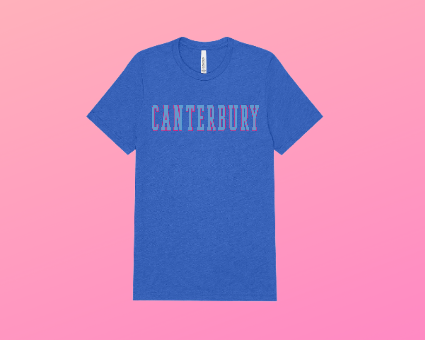 Bella Canvas Canterbury “Pink Out” Triblend Tee