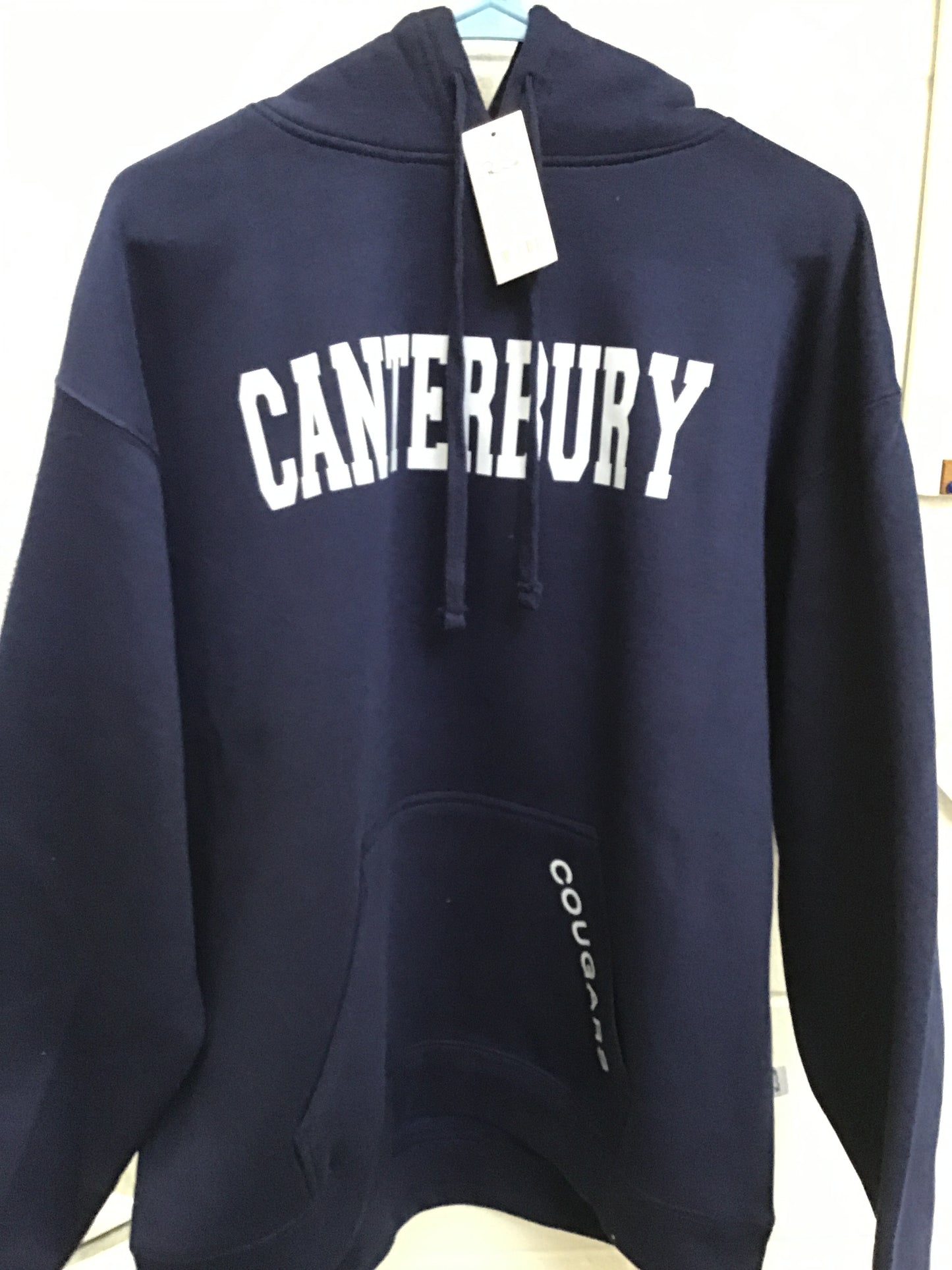 Soft Fleece Hoodie-navy