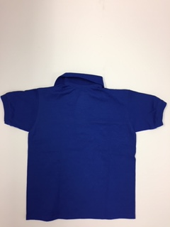 Youth Royal Blue Canterbury School Torch Collar Shirt