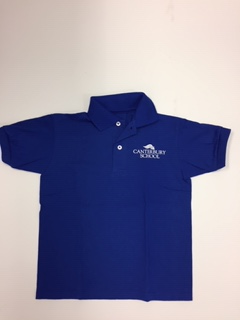 Youth Royal Blue Canterbury School Torch Collar Shirt
