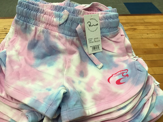 Girls Tie Dye shorts pink lilac