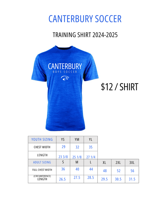 Canterbury Boys Soccer - Training Shirt