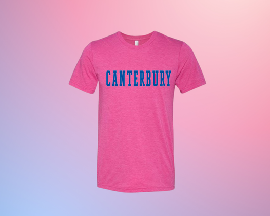 Bella Canvas  Canterbury “Pink Out” Triblend Tee