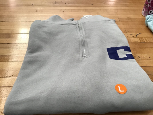Men's 1/4 zip "C" left chest