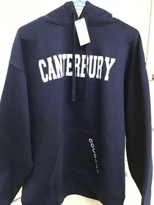 Soft Fleece Hoodie-navy
