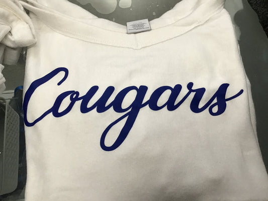V-neck lightweight sweater cougars